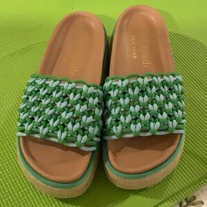 New Platform Slide Sandals - size 8